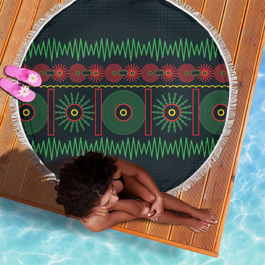 Soccer 2026 Jamaica Beach Blanket Reggae Music Spirit