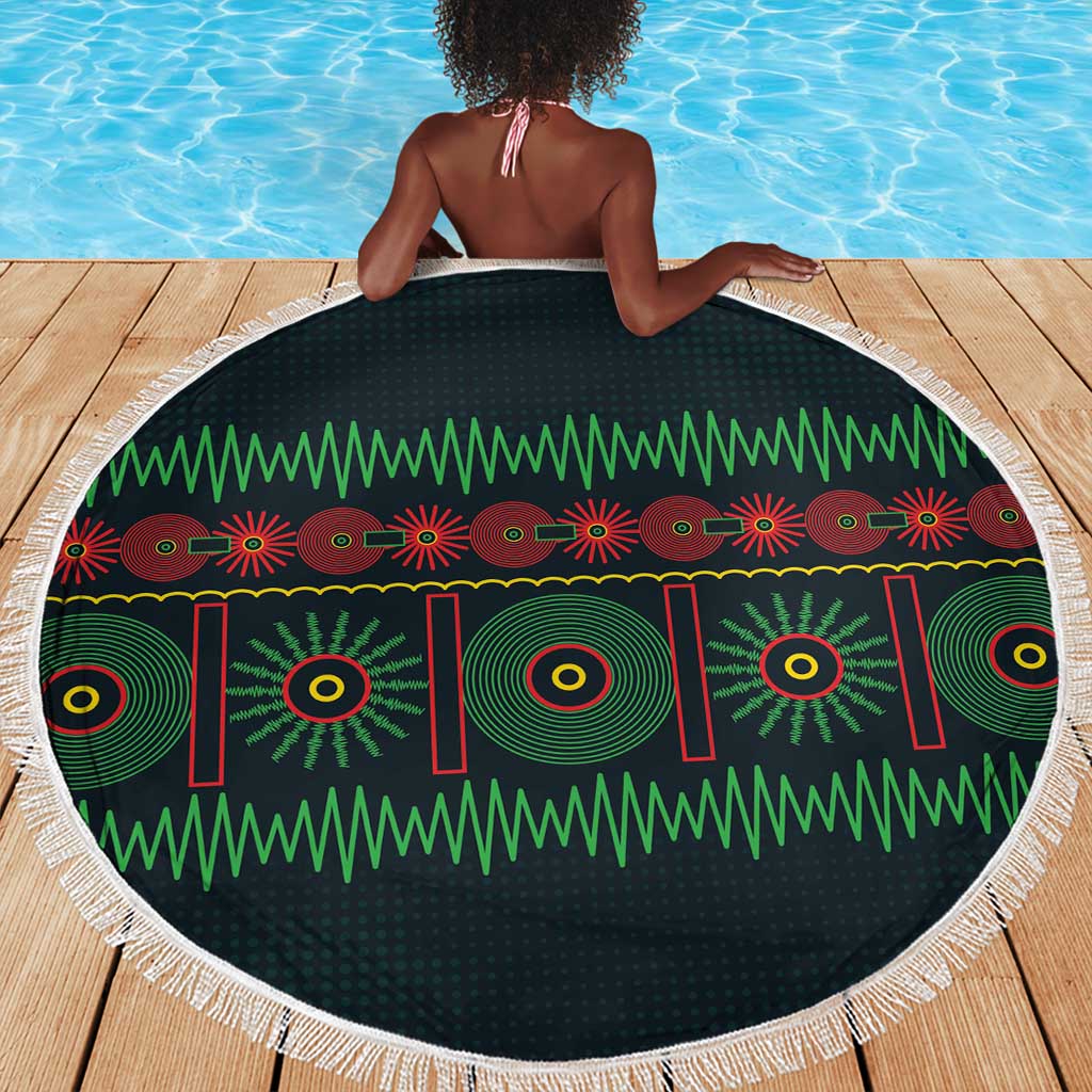 Soccer 2026 Jamaica Beach Blanket Reggae Music Spirit