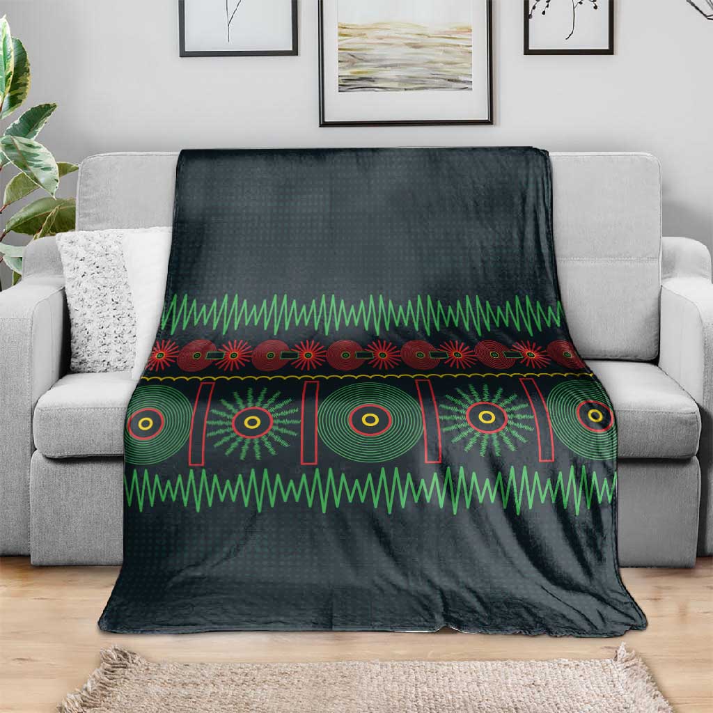 Soccer 2026 Jamaica Blanket Reggae Music Spirit