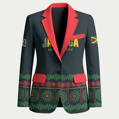 Custom Soccer 2026 Jamaica Blazer Reggae Music Spirit