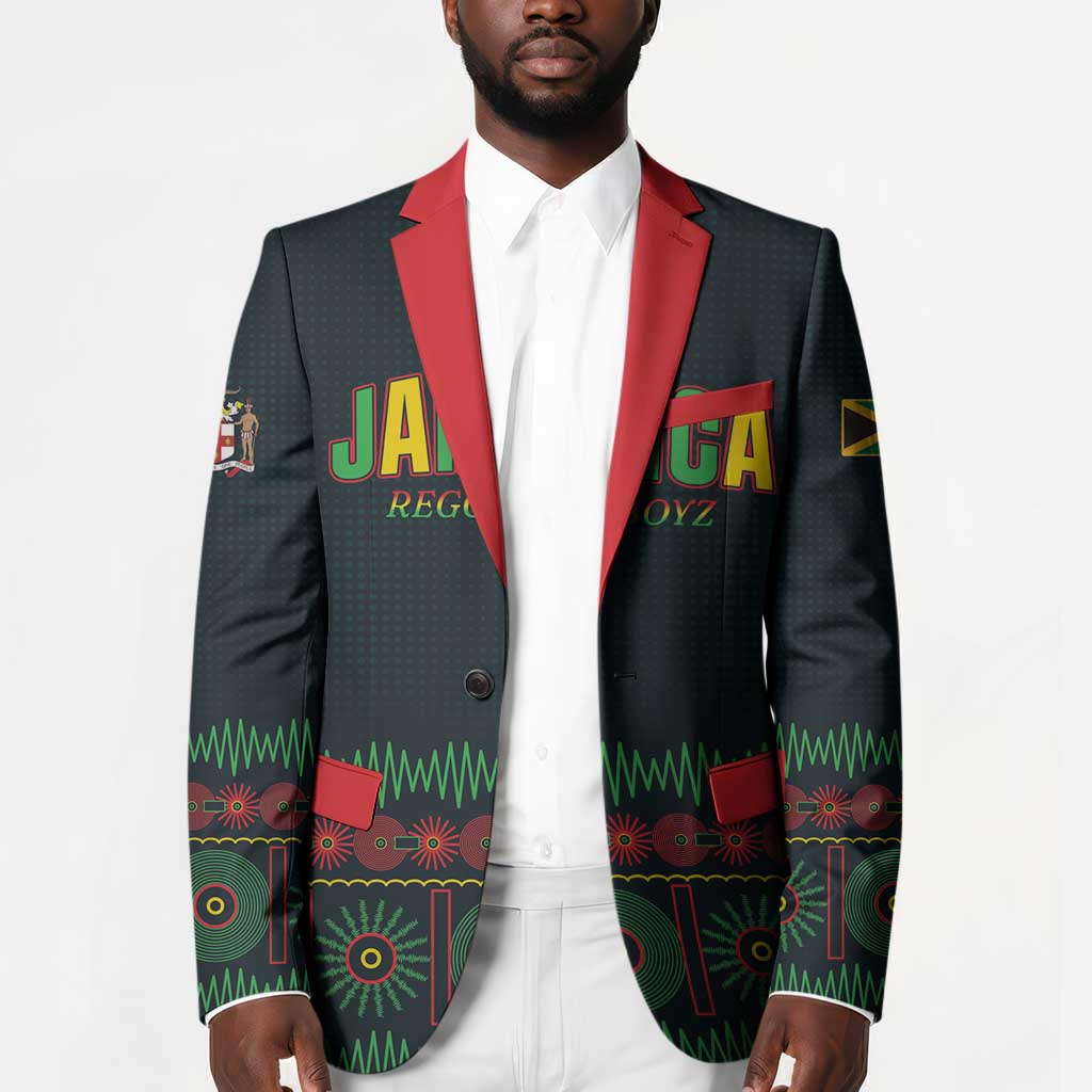 Custom Soccer 2026 Jamaica Blazer Reggae Music Spirit