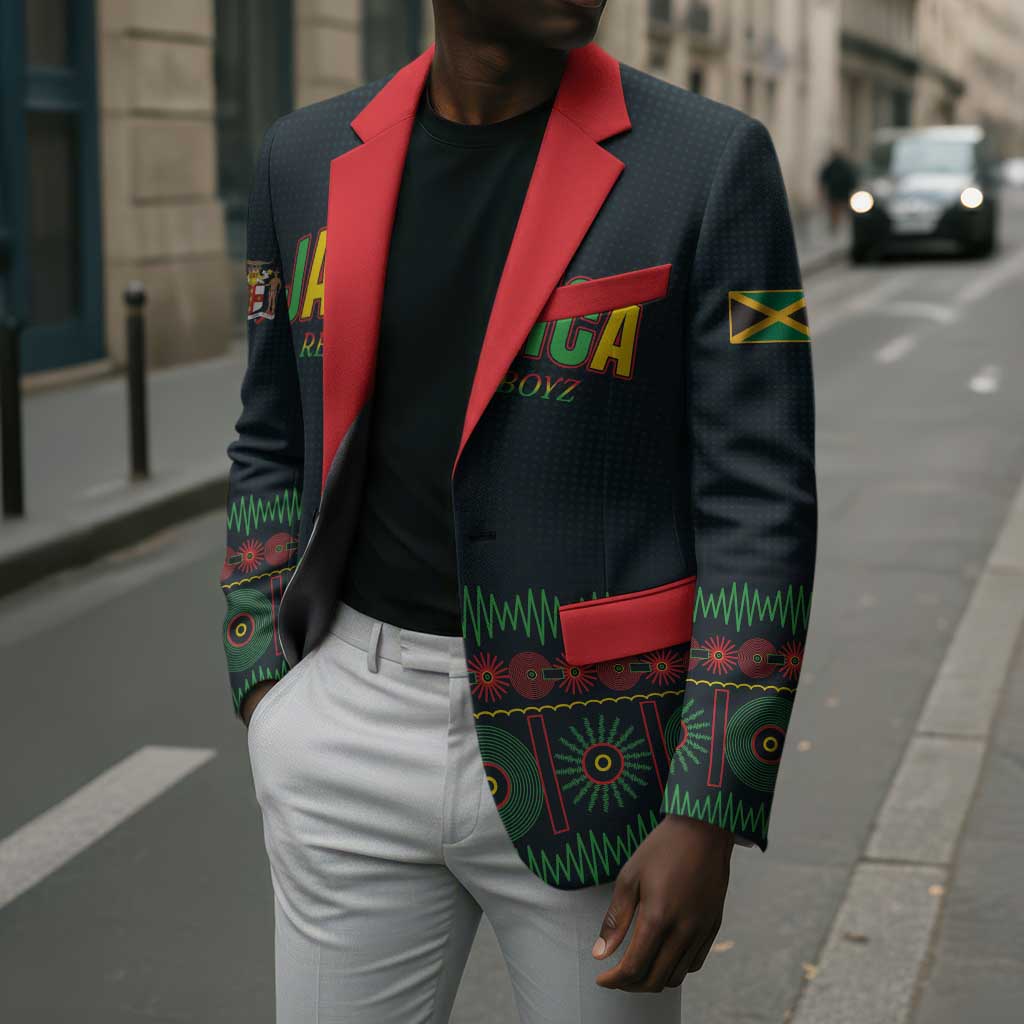 Custom Soccer 2026 Jamaica Blazer Reggae Music Spirit
