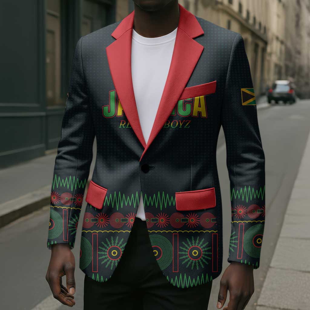 Custom Soccer 2026 Jamaica Blazer Reggae Music Spirit