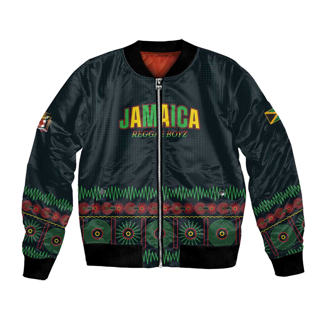 Custom Soccer 2026 Jamaica Bomber Jacket Reggae Music Spirit