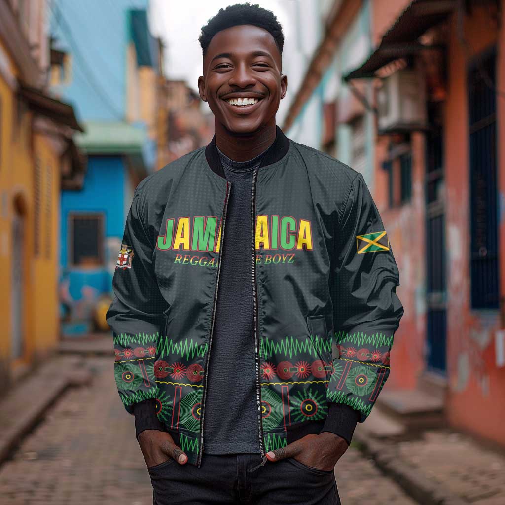 Custom Soccer 2026 Jamaica Bomber Jacket Reggae Music Spirit
