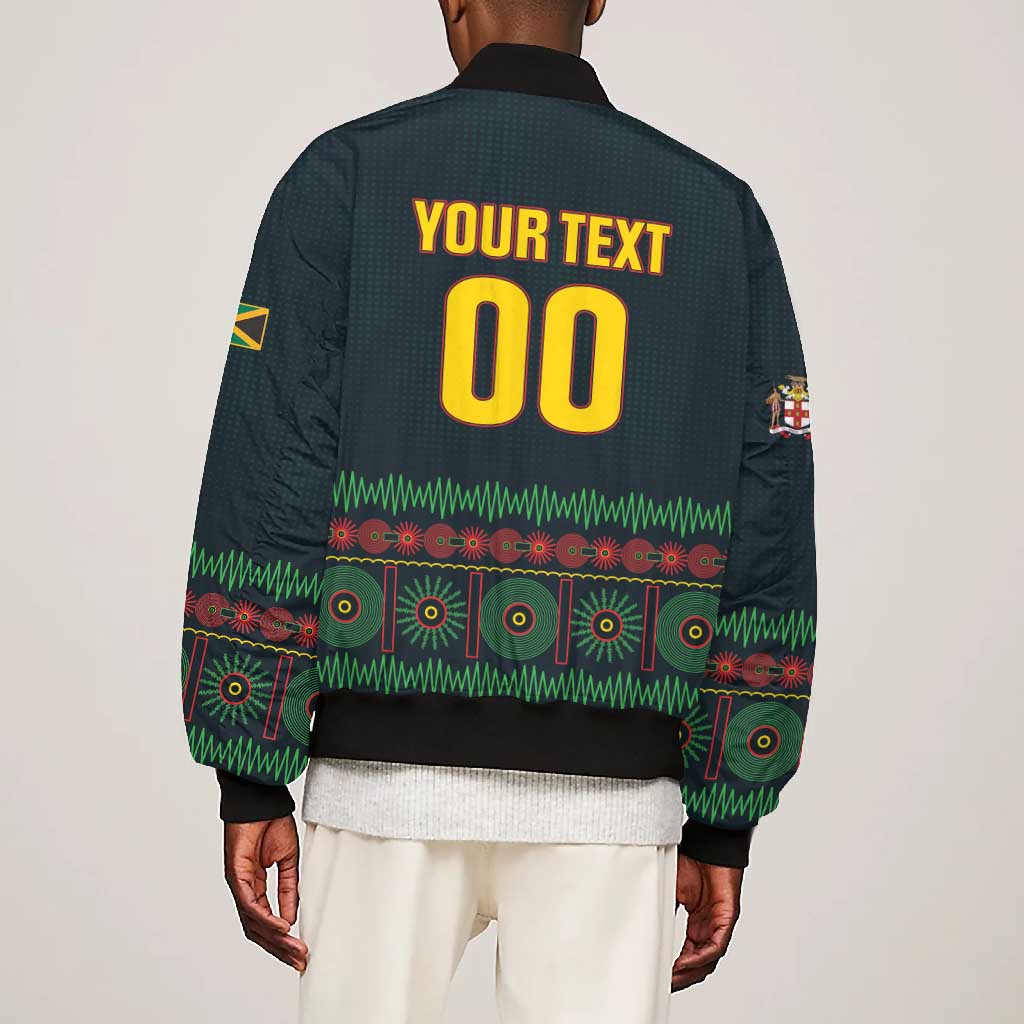 Custom Soccer 2026 Jamaica Bomber Jacket Reggae Music Spirit