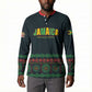 Custom Soccer 2026 Jamaica Button Sweatshirt Reggae Music Spirit