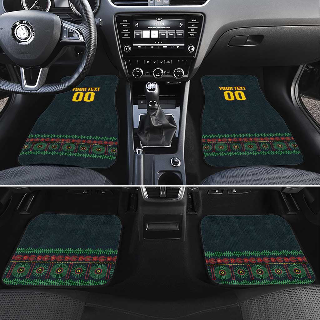 Custom Soccer 2026 Jamaica Car Mats Reggae Music Spirit