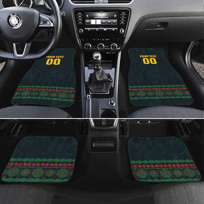 Custom Soccer 2026 Jamaica Car Mats Reggae Music Spirit