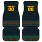 Custom Soccer 2026 Jamaica Car Mats Reggae Music Spirit
