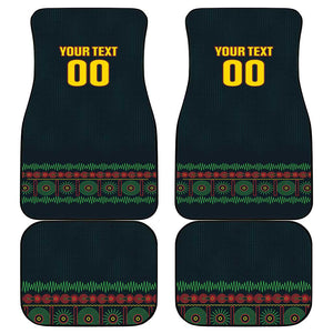 Custom Soccer 2026 Jamaica Car Mats Reggae Music Spirit