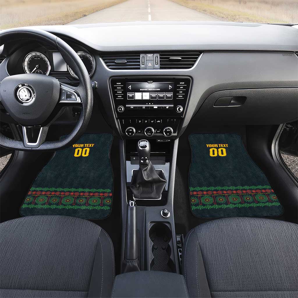 Custom Soccer 2026 Jamaica Car Mats Reggae Music Spirit