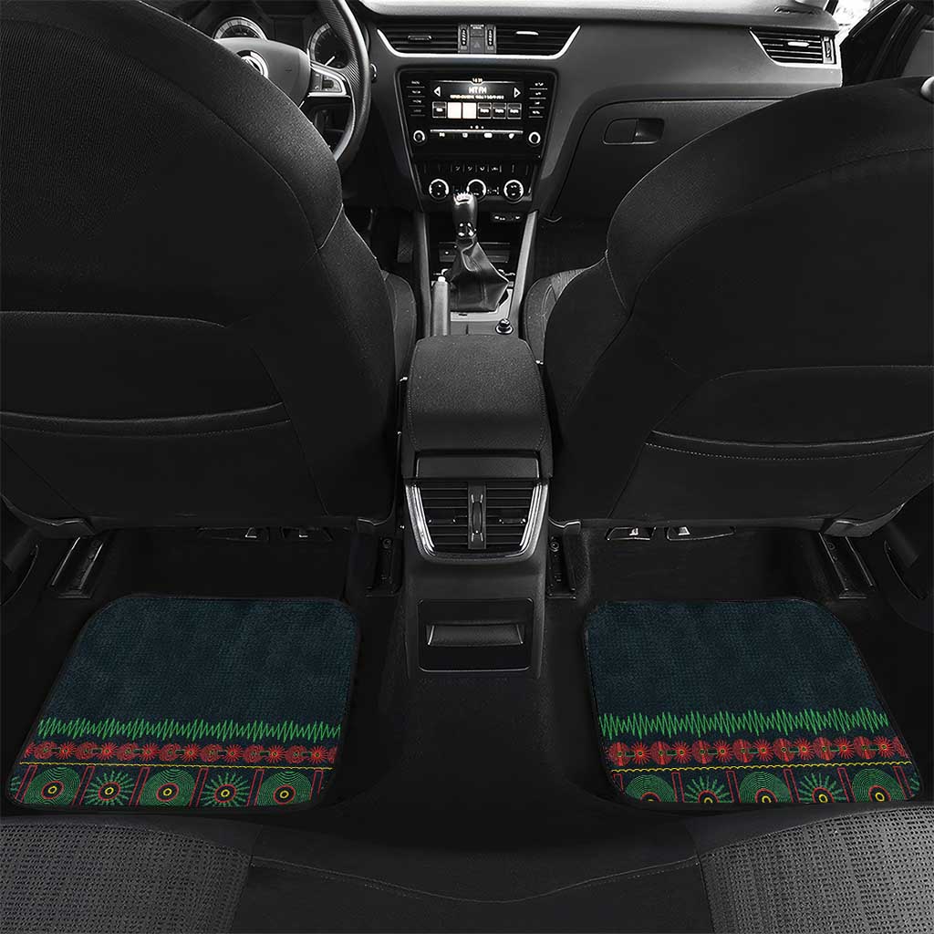 Custom Soccer 2026 Jamaica Car Mats Reggae Music Spirit