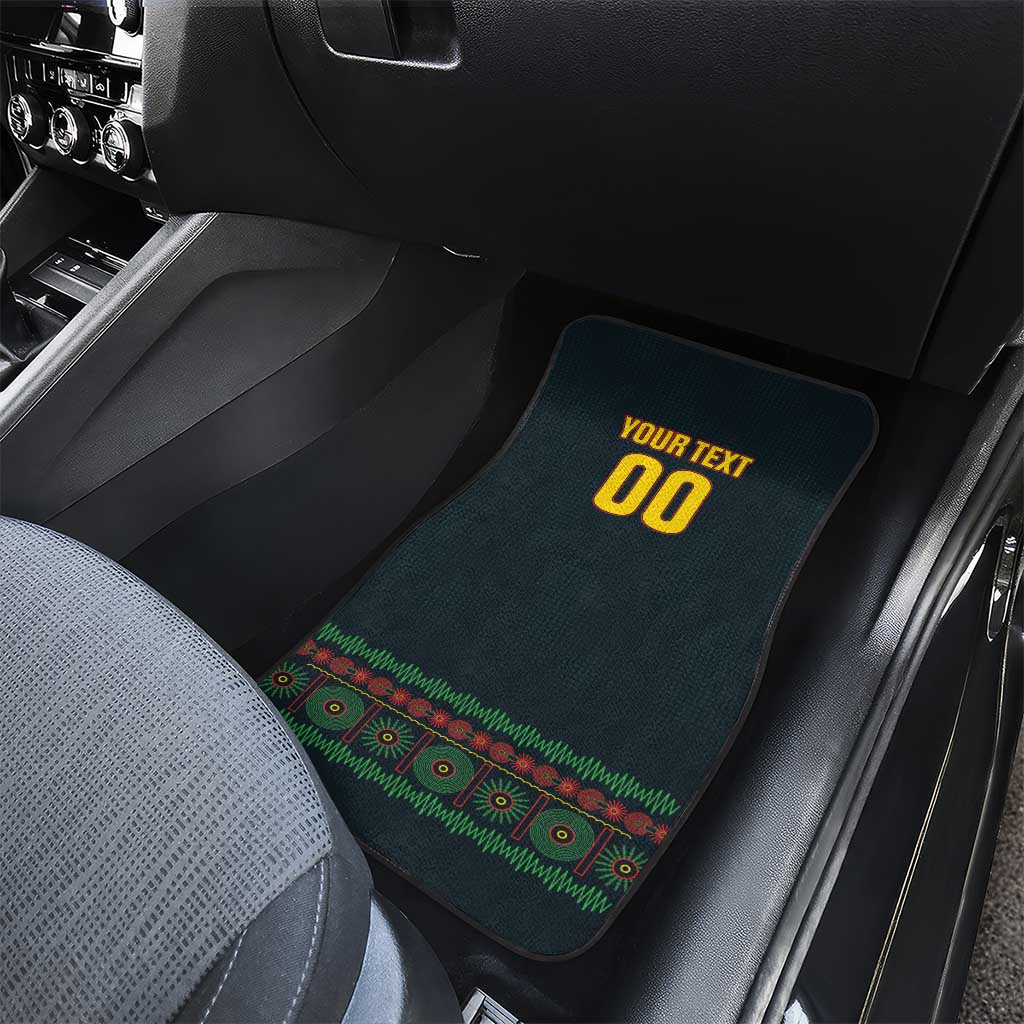 Custom Soccer 2026 Jamaica Car Mats Reggae Music Spirit