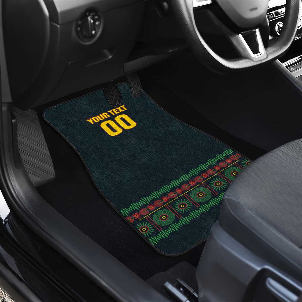Custom Soccer 2026 Jamaica Car Mats Reggae Music Spirit
