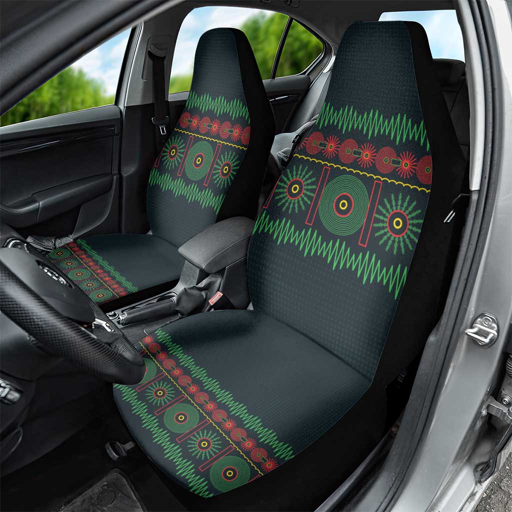 Soccer 2026 Jamaica Car Seat Cover Reggae Music Spirit