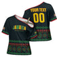 Custom Soccer 2026 Jamaica Cross Shoulder Shirt Reggae Music Spirit