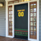Custom Soccer 2026 Jamaica Door Cover Reggae Music Spirit