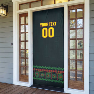 Custom Soccer 2026 Jamaica Door Cover Reggae Music Spirit