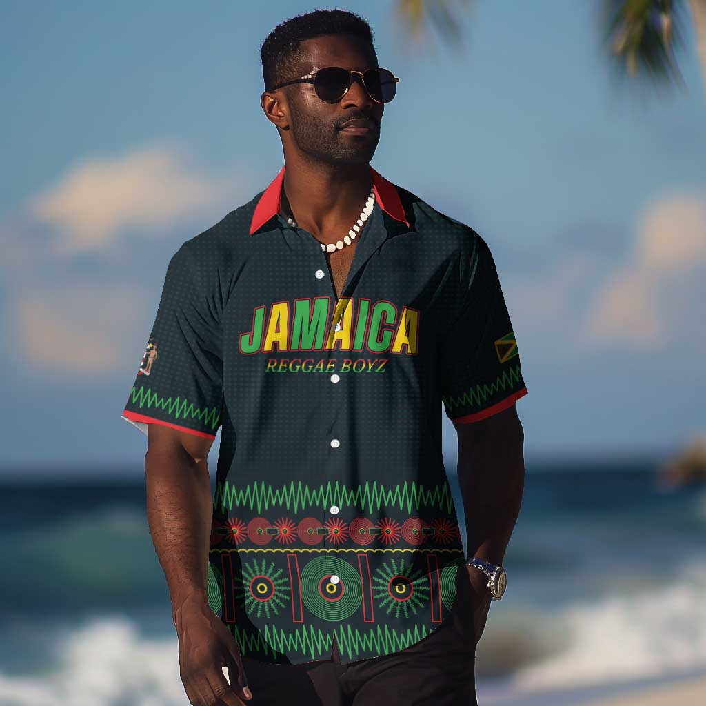 Custom Soccer 2026 Jamaica Hawaiian Shirt Reggae Music Spirit