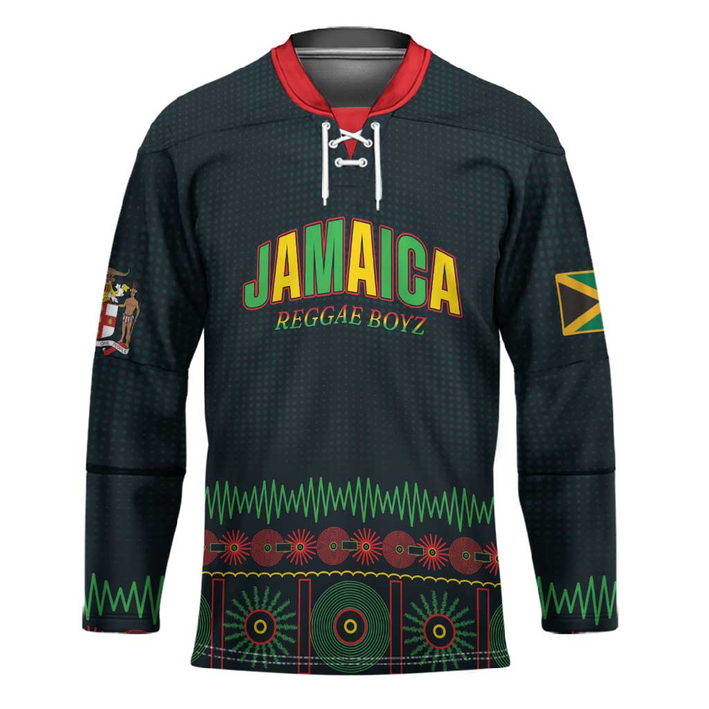 Custom Soccer 2026 Jamaica Hockey Jersey Reggae Music Spirit