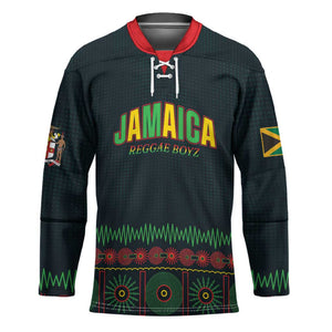 Custom Soccer 2026 Jamaica Hockey Jersey Reggae Music Spirit