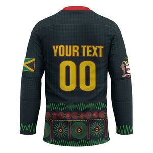 Custom Soccer 2026 Jamaica Hockey Jersey Reggae Music Spirit