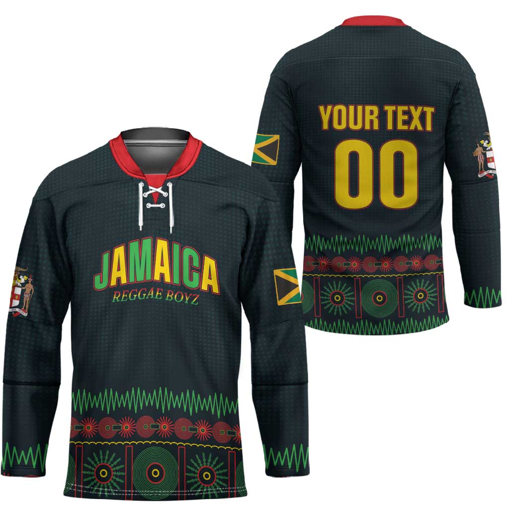Custom Soccer 2026 Jamaica Hockey Jersey Reggae Music Spirit