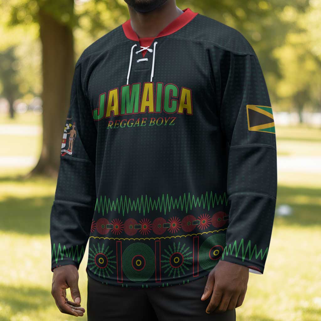 Custom Soccer 2026 Jamaica Hockey Jersey Reggae Music Spirit
