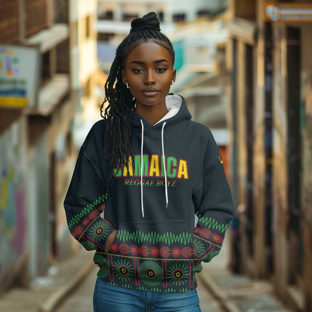 Custom Soccer 2026 Jamaica Hoodie Reggae Music Spirit