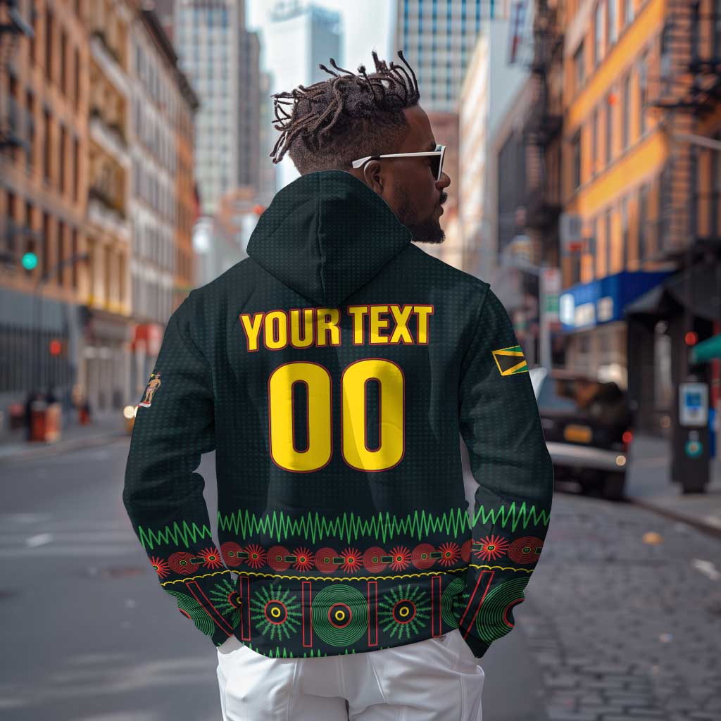 Custom Soccer 2026 Jamaica Hoodie Reggae Music Spirit