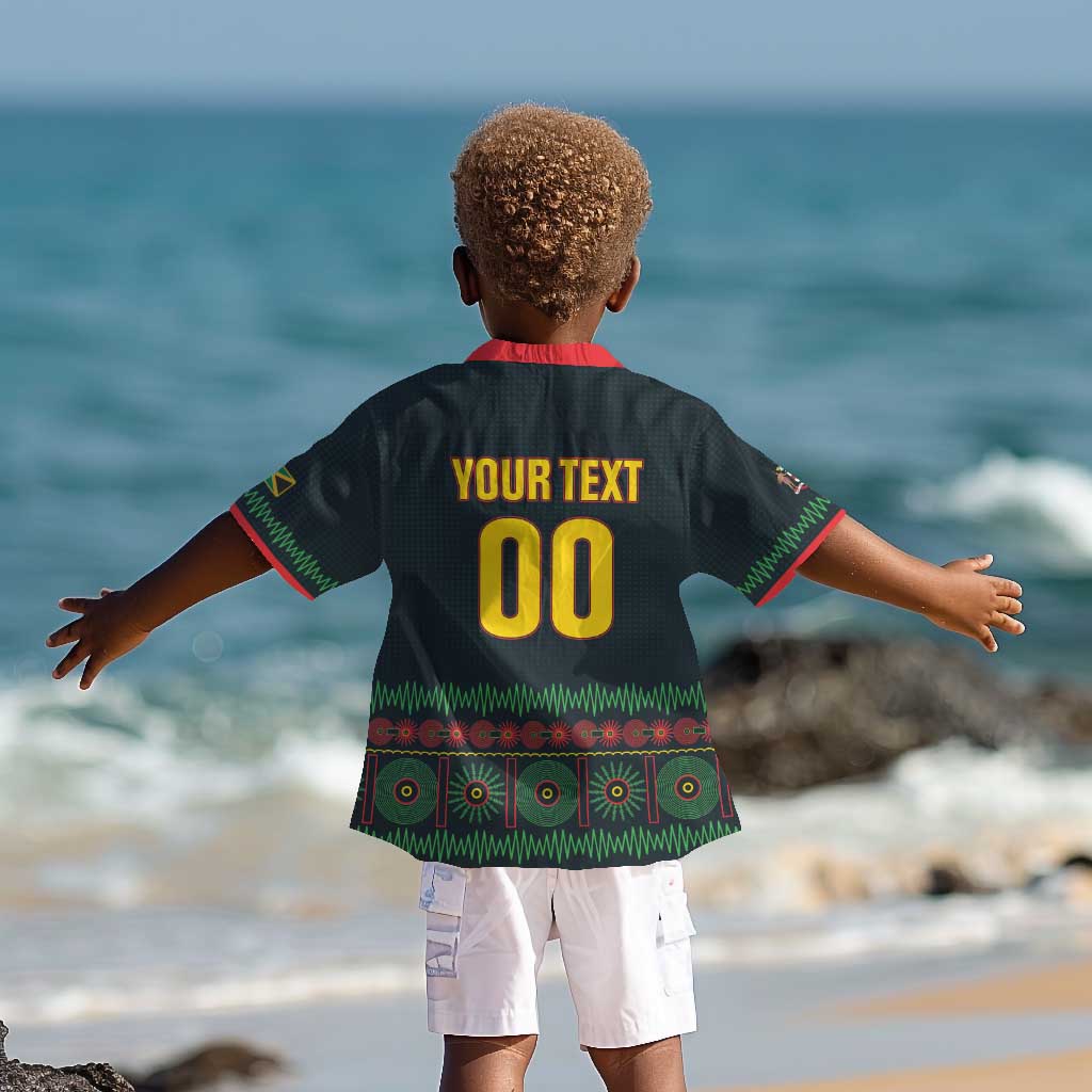 Custom Soccer 2026 Jamaica Kid Hawaiian Shirt Reggae Music Spirit