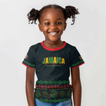 Custom Soccer 2026 Jamaica Kid T shirt Reggae Music Spirit