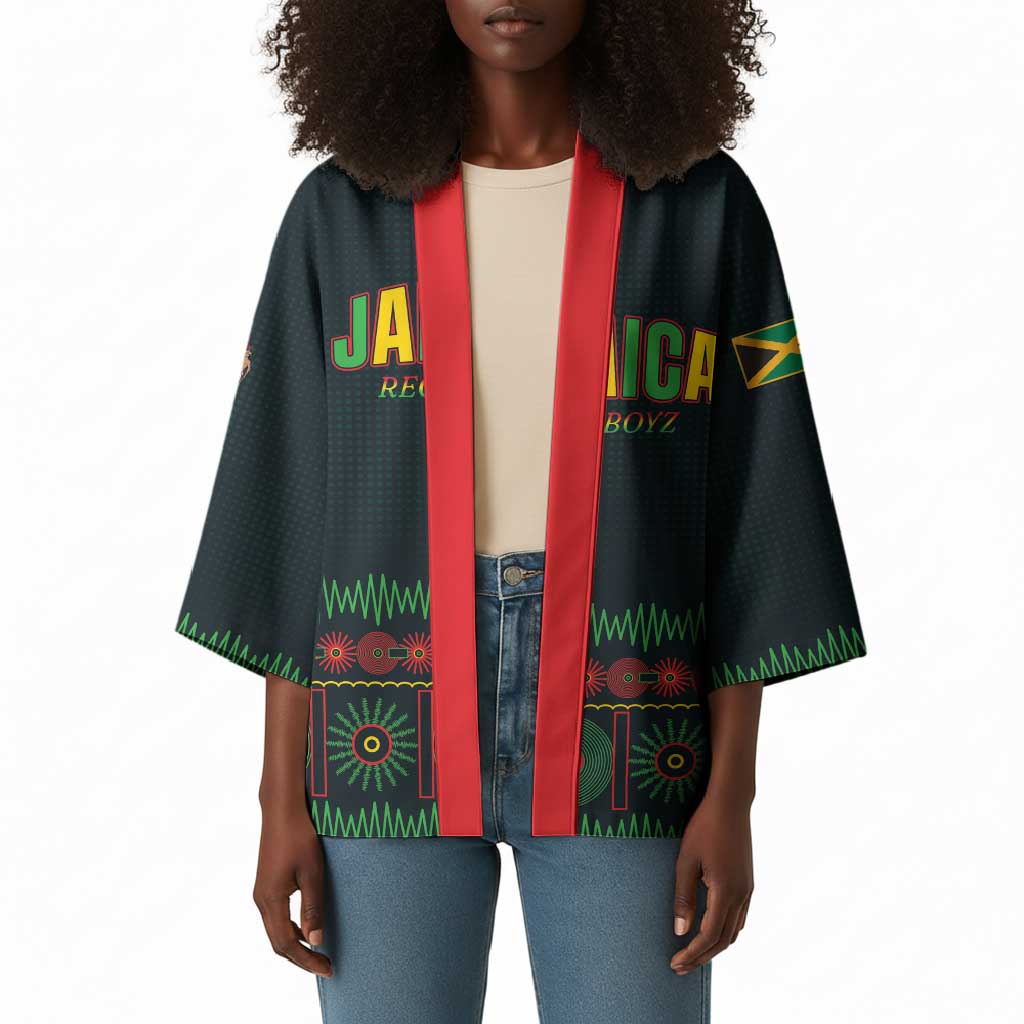 Custom Soccer 2026 Jamaica Kimono Reggae Music Spirit