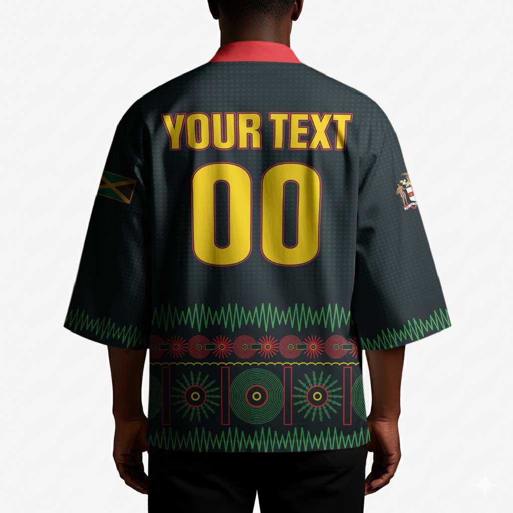 Custom Soccer 2026 Jamaica Kimono Reggae Music Spirit