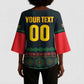 Custom Soccer 2026 Jamaica Kimono Sleeve Blouse Reggae Music Spirit