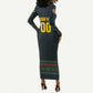 Custom Soccer 2026 Jamaica Long Sleeve Bodycon Dress Reggae Music Spirit