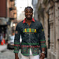 Custom Soccer 2026 Jamaica Long Sleeve Button Shirt Reggae Music Spirit