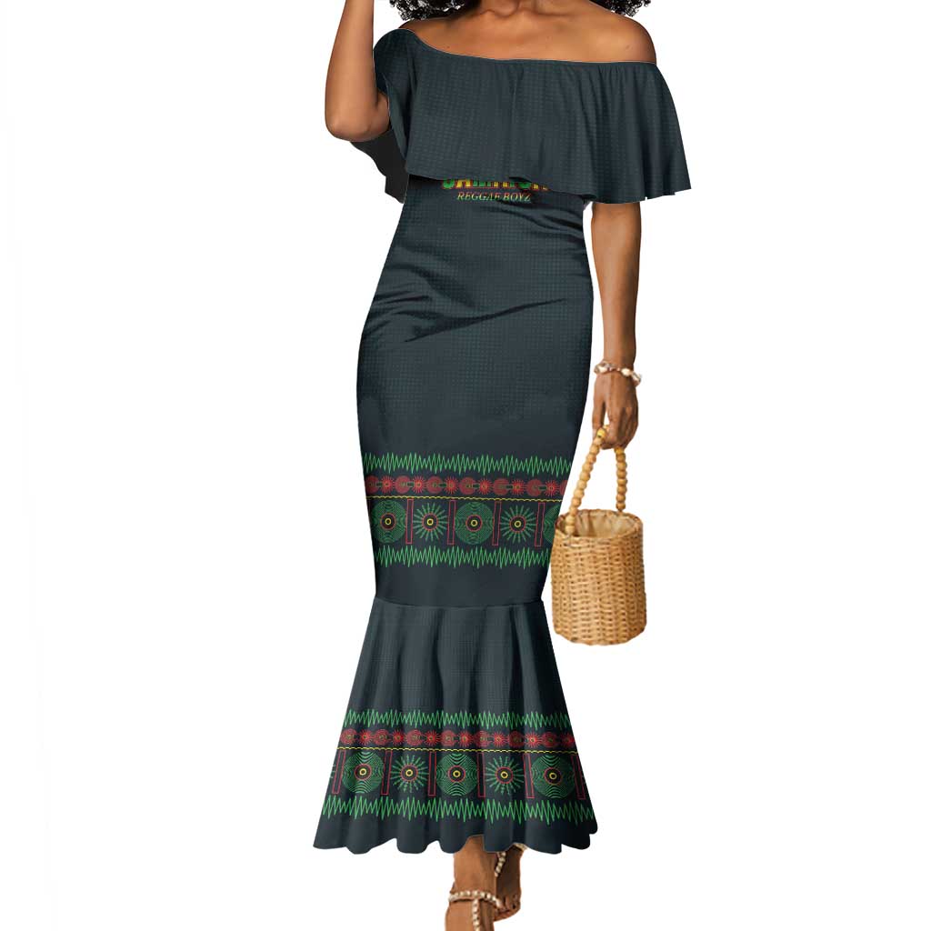 Custom Soccer 2026 Jamaica Mermaid Dress Reggae Music Spirit