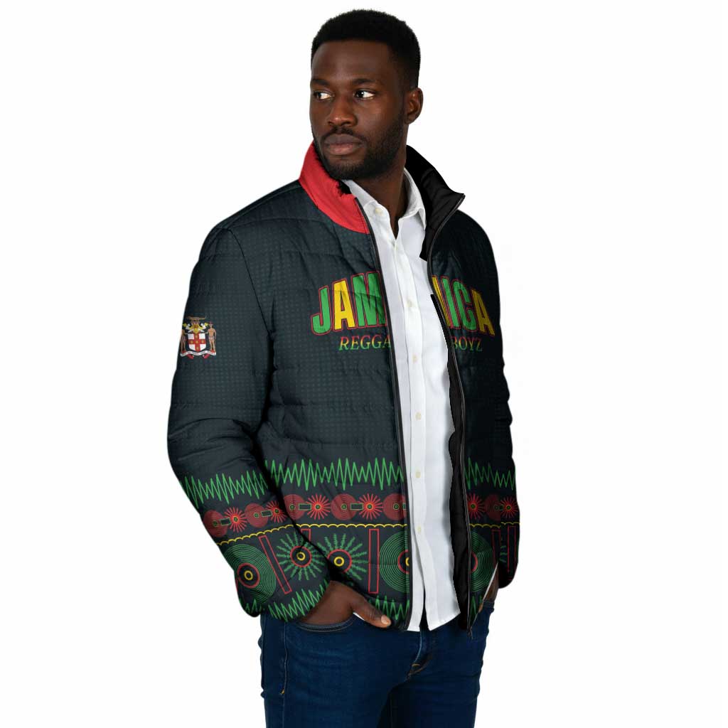 Custom Soccer 2026 Jamaica Padded Jacket Reggae Music Spirit