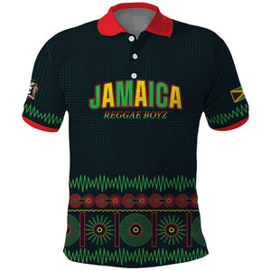 Custom Soccer 2026 Jamaica Polo Shirt Reggae Music Spirit