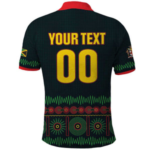 Custom Soccer 2026 Jamaica Polo Shirt Reggae Music Spirit