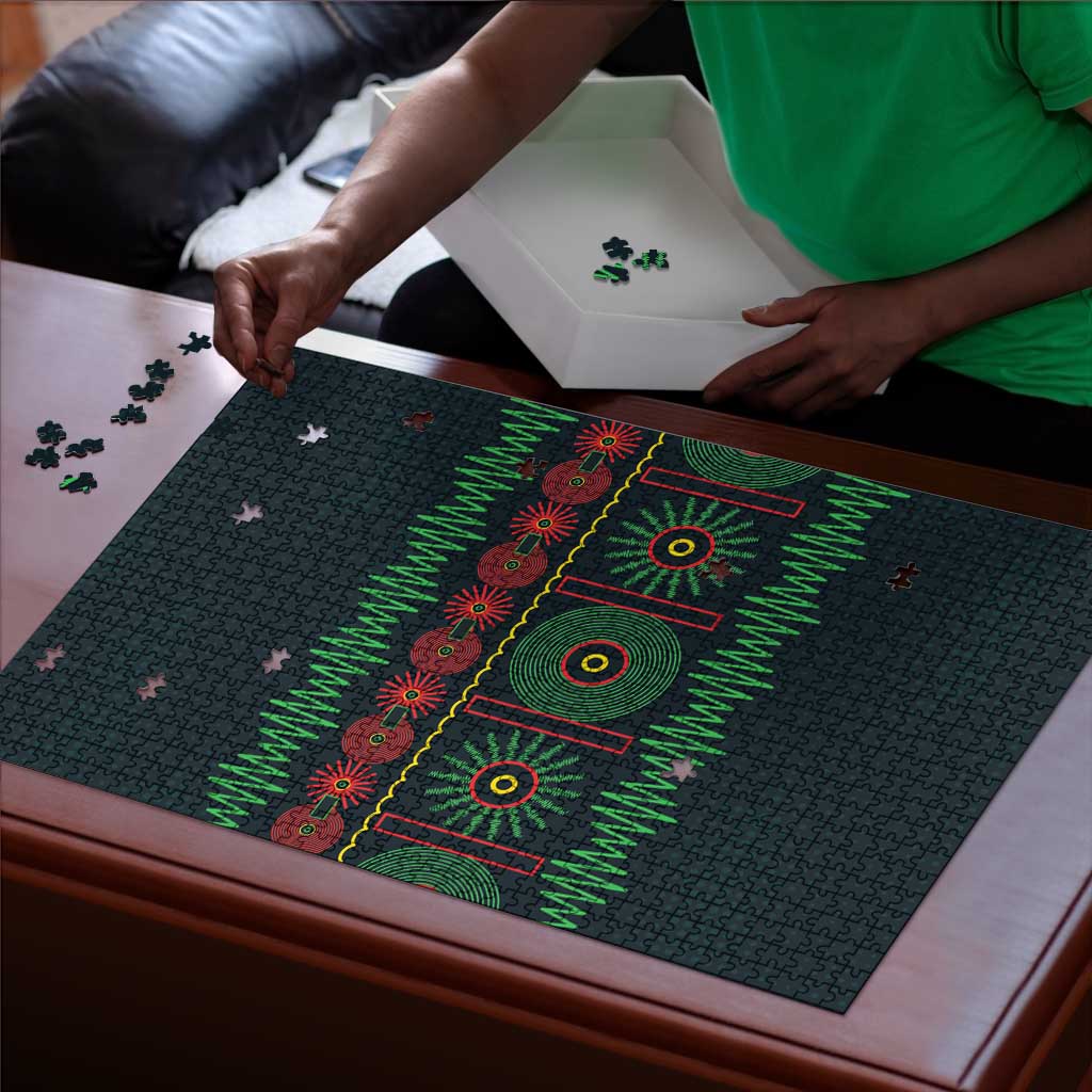 Soccer 2026 Jamaica Puzzle Reggae Music Spirit