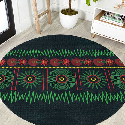 Soccer 2026 Jamaica Round Carpet Reggae Music Spirit