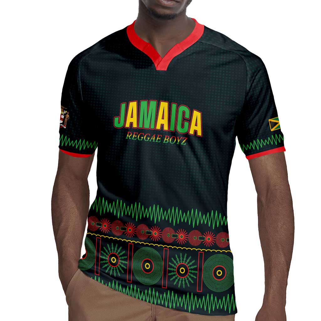 Custom Soccer 2026 Jamaica Rugby Jersey Reggae Music Spirit
