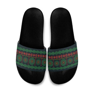 Soccer 2026 Jamaica Slide Sandals Reggae Music Spirit
