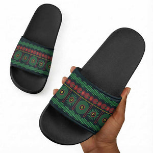 Soccer 2026 Jamaica Slide Sandals Reggae Music Spirit