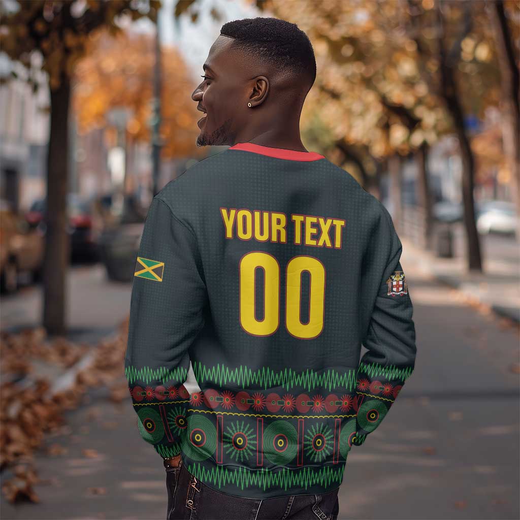 Custom Soccer 2026 Jamaica Sweatshirt Reggae Music Spirit