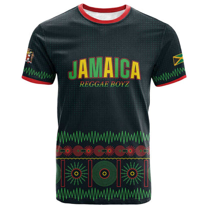 Custom Soccer 2026 Jamaica T shirt Reggae Music Spirit
