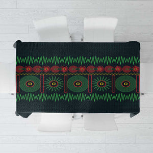 Soccer 2026 Jamaica Tablecloth Reggae Music Spirit